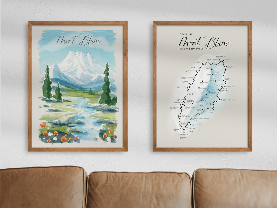 Mont Blanc on a Map, Exploring the Heart of the Alps