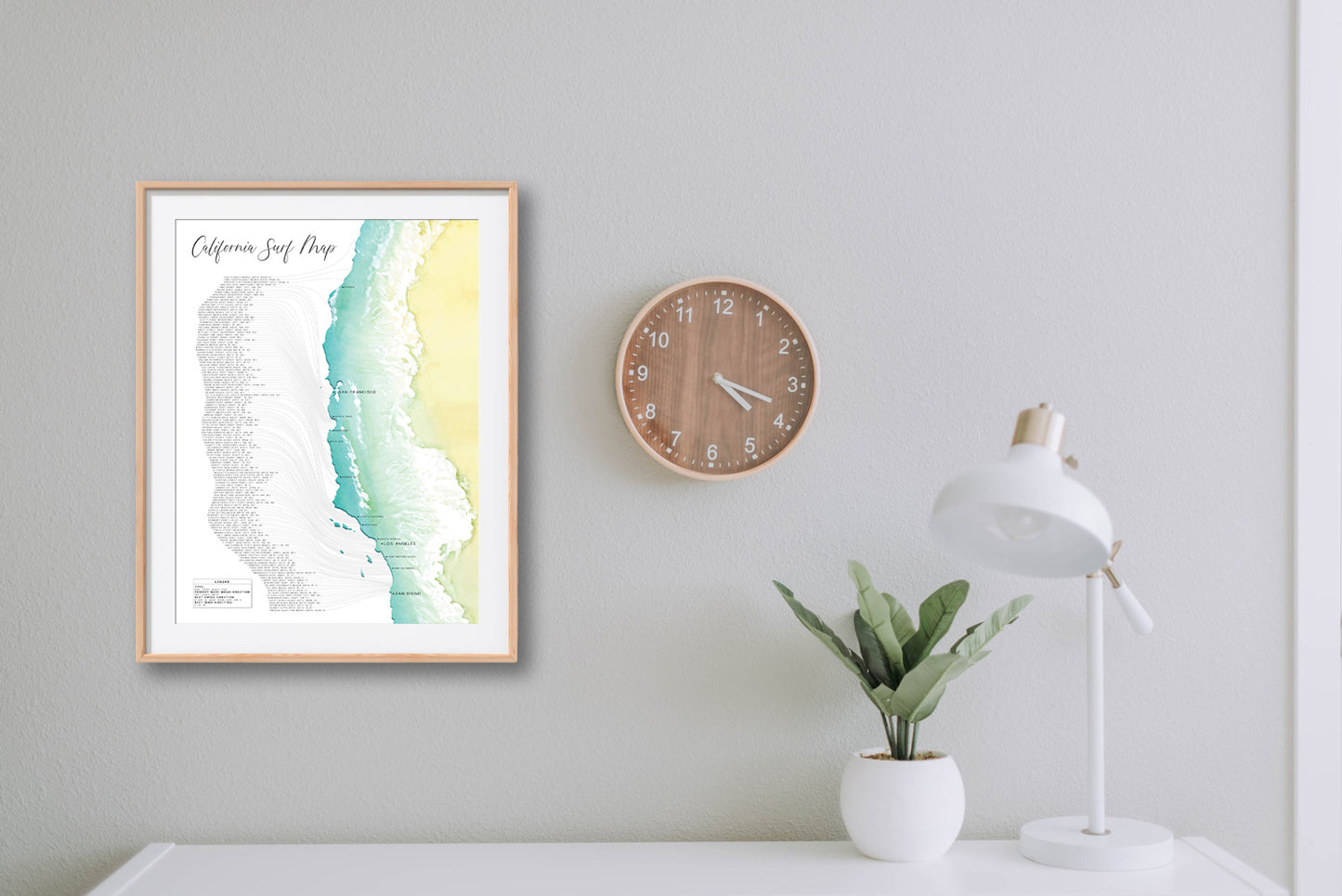 California Surf Map