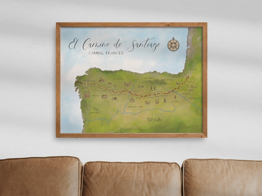 History of the Camino and the Perfect Map of El Camino de Santiago