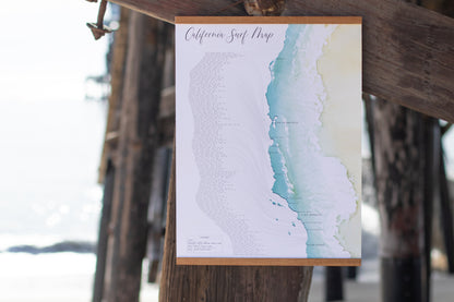California Surf Map