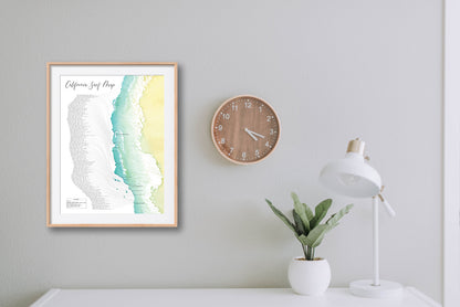 California Surf Map