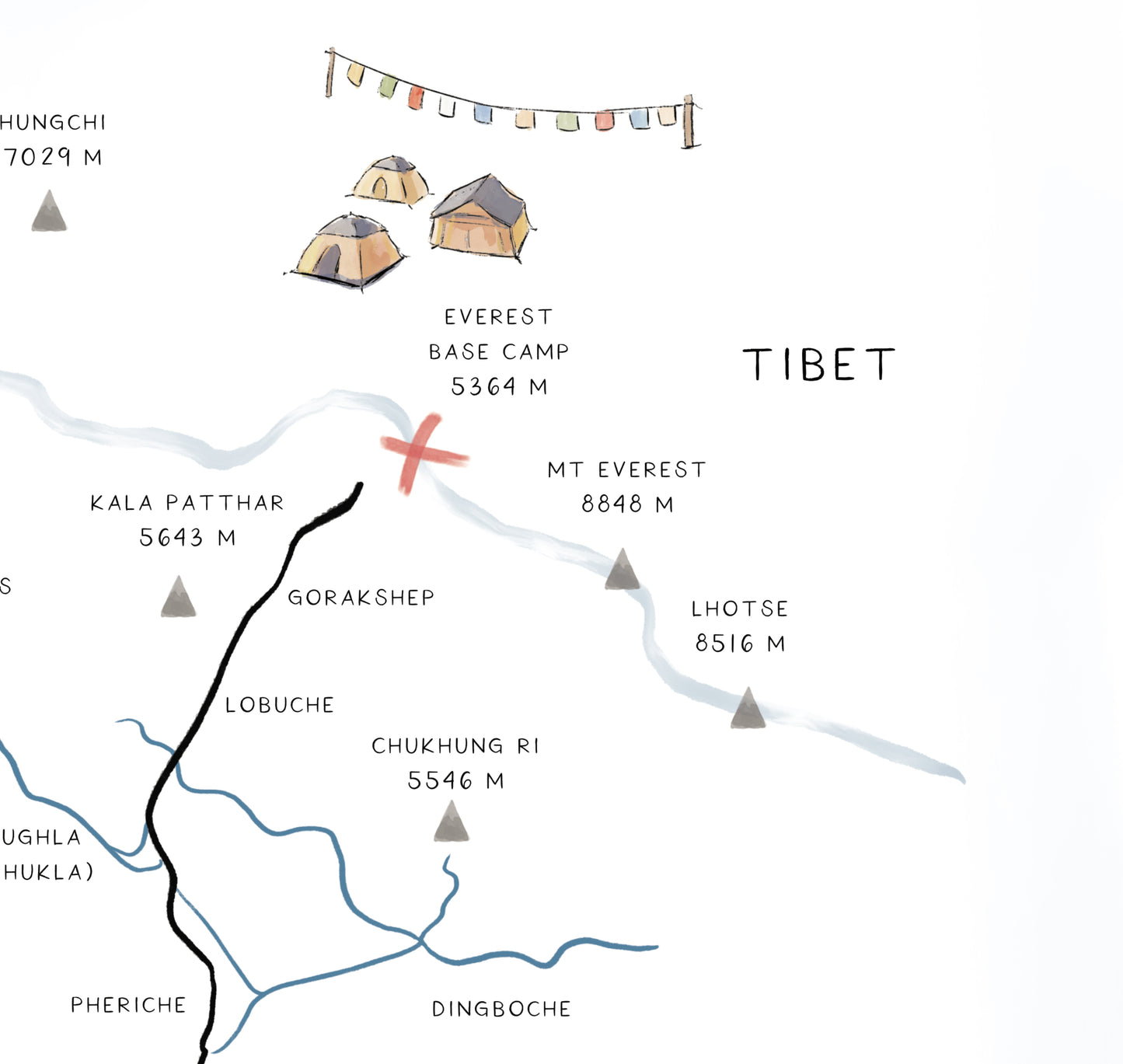 Everest Base Camp Trek Wall Art