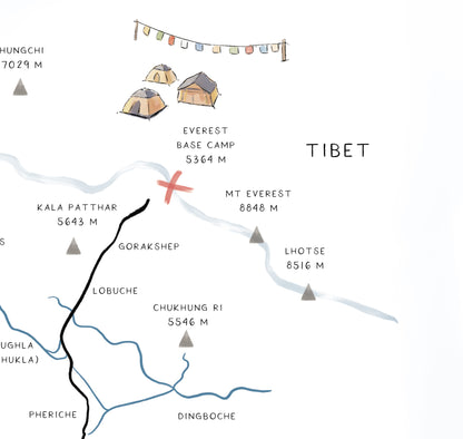 Everest Base Camp Trek Wall Art